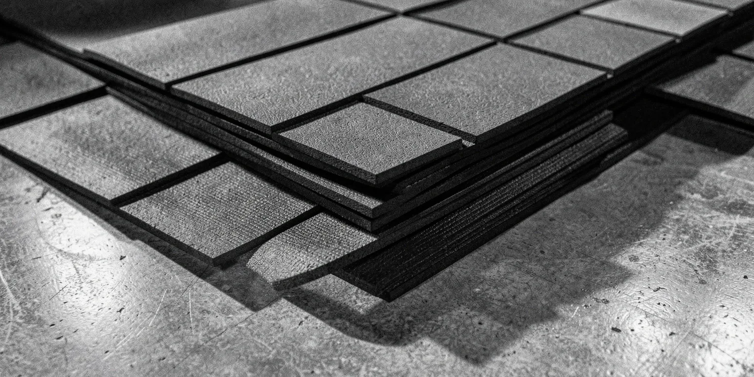 Industrial texture and geometric discipline